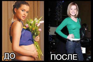 Ксения Бородина: до и после похудения 