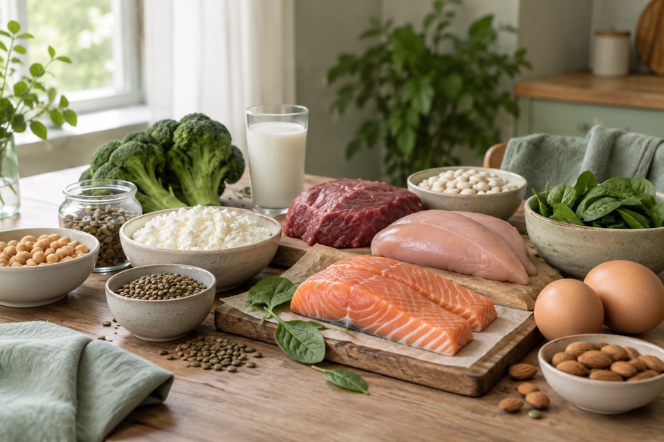 Иллюстрация к материалу: В каких продуктах можно найти большое количество белка?